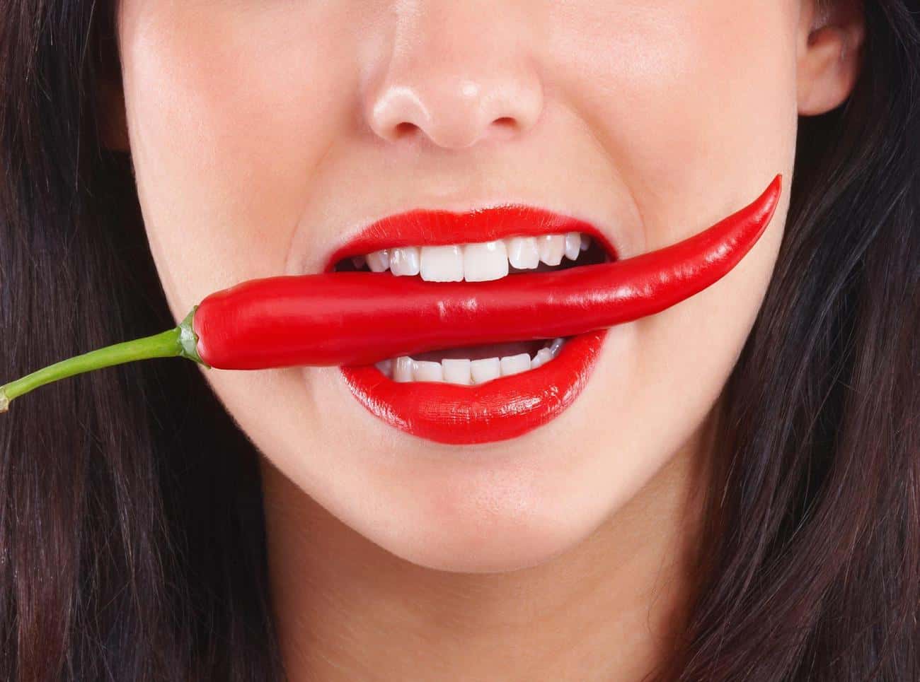 Close-up of a smile with immediate whitening results after treatment Milton Keynes