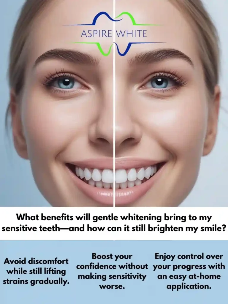 What benefits will gentle whitening bring to my sensitive teeth—and how can it still brighten my smile Milton Keynes